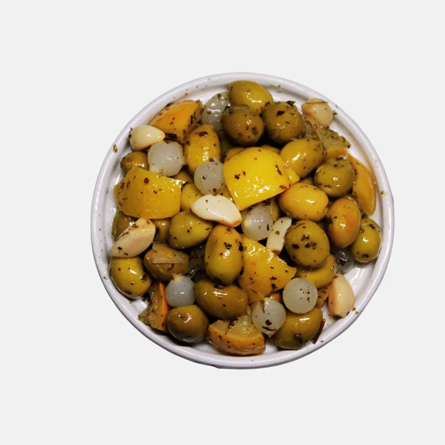 Cocktail d’olives au Basilic