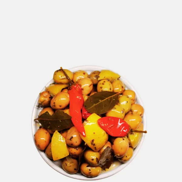 Olives Mesialla au citron - Bled Conserves Taourirt Maroc