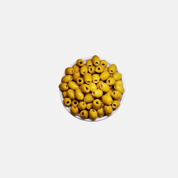 Olives vertes dénoyautées - Bled Conserves Taourirt Maroc