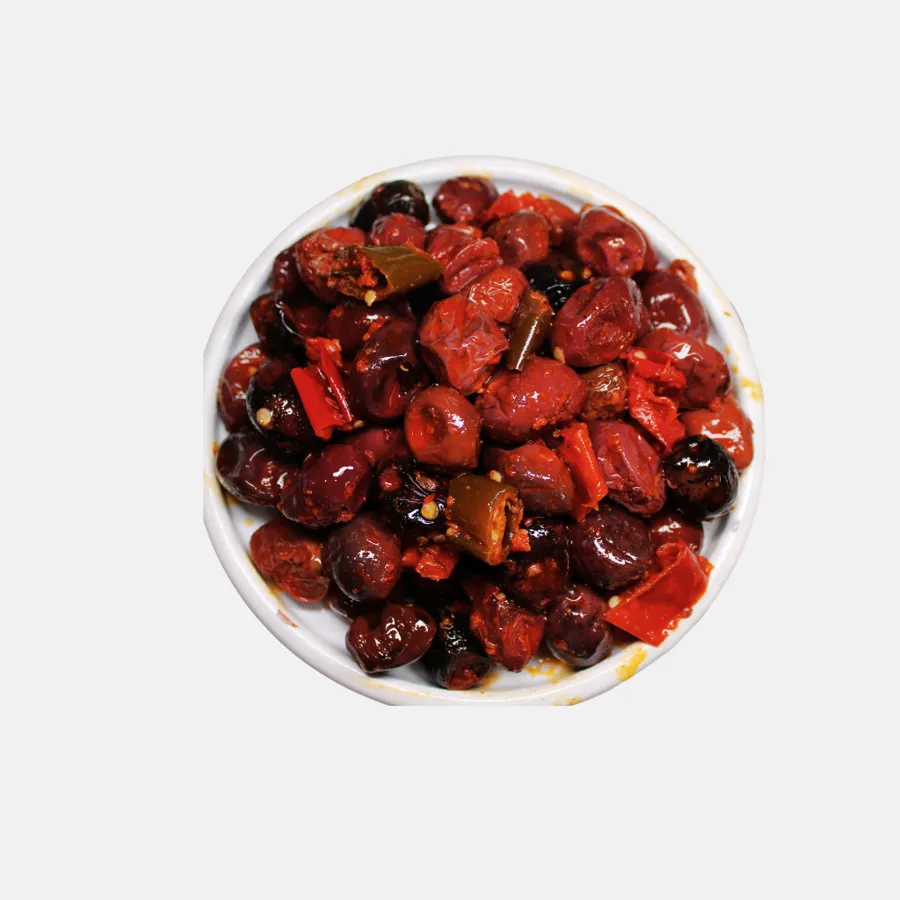 Olives violettes dénoyautées piquantes