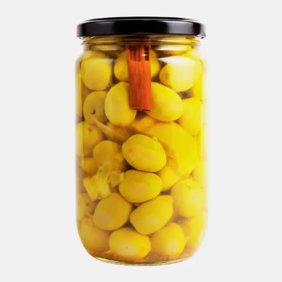 Olives vertes aux épices - Bocal 37 cl