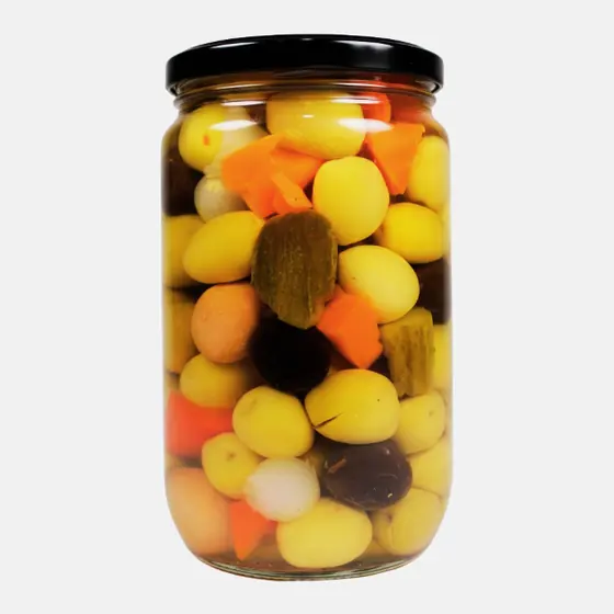 Cocktail d’olives et légumes - Bocal 37 cl
