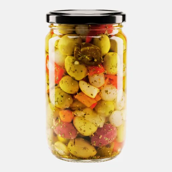 Cocktail d’olives aux herbes - Bocal 37 cl