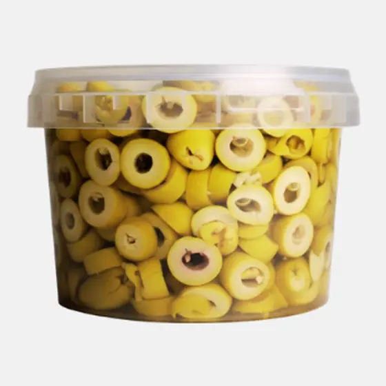Olives vertes en rondelles - Pot 550 g