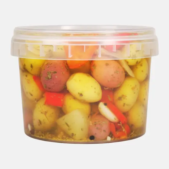 Mélange d’olives à l’ail et aux poivrons - Pot 550 g