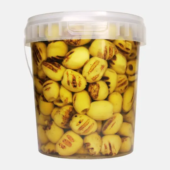 Olives vertes striées - Pot 900 g