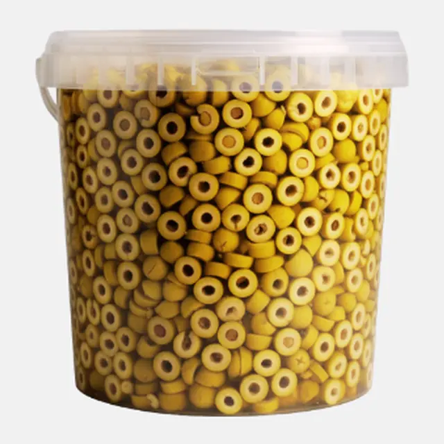 Olives vertes en rondelles - Seau 10 L