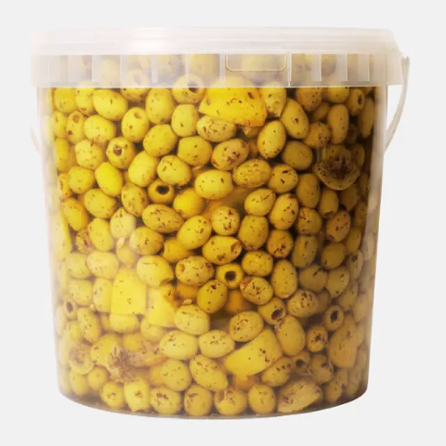 Olives vertes piquées - Seau 10 L