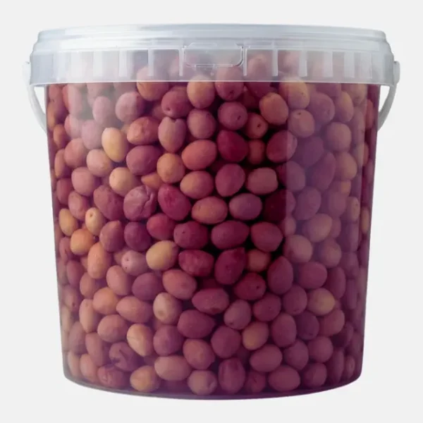 Seau plastique 10 L : Olives violettes tailladées, Bled Conserves