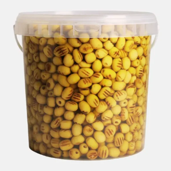Seau plastique 10 L : Olives vertes striées, Bled Conserves