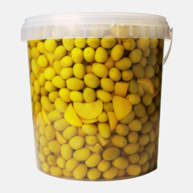 Olives vertes au citron - Seau 10 L