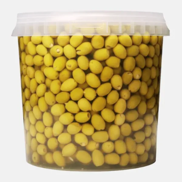 Seau plastique 10 L : Olives vertes cassées, Bled Conserves