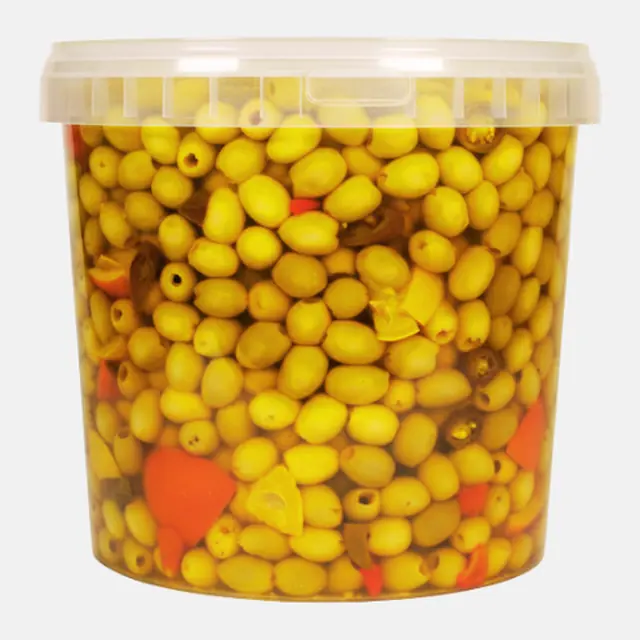 Olives vertes aux carottes - Seau 10 L
