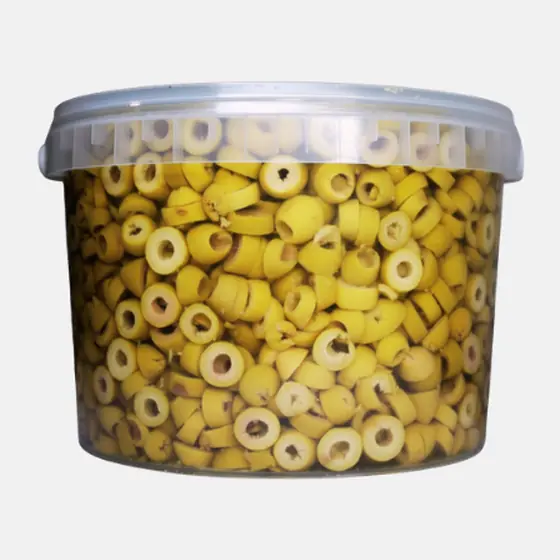 Olives vertes en rondelles - Seau 2,35 kg
