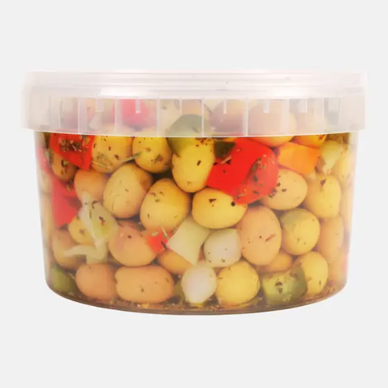 Mélange d’olives aux légumes - Seau 2,35 kg