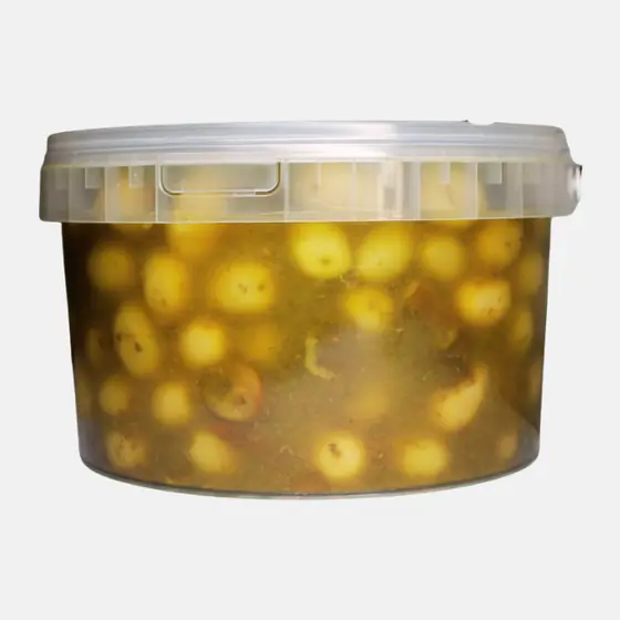 Olives vertes en saumure - Seau 2,35 kg