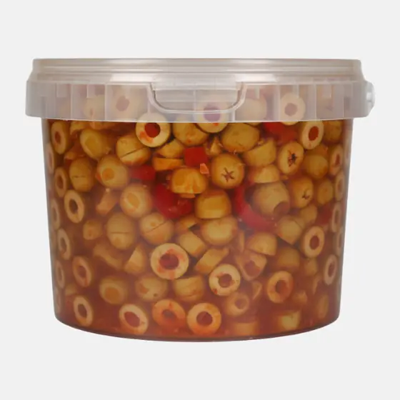Rondelles d’olives épicées - Seau 2,5 kg