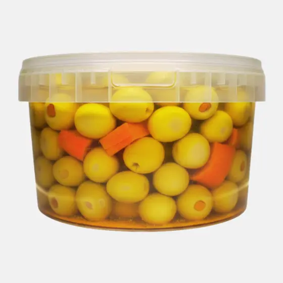 Olives vertes à l’orange - Seau 2,5 kg