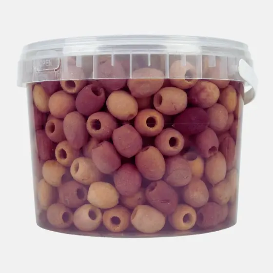 Olives violettes dénoyautées - Seau 2,5 kg